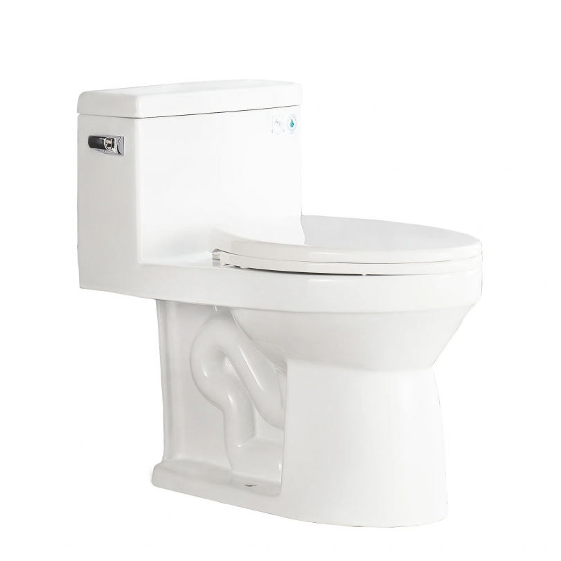 CONCORD One-Piece Elongated Toilet, 12" Rough-in Single-Flush